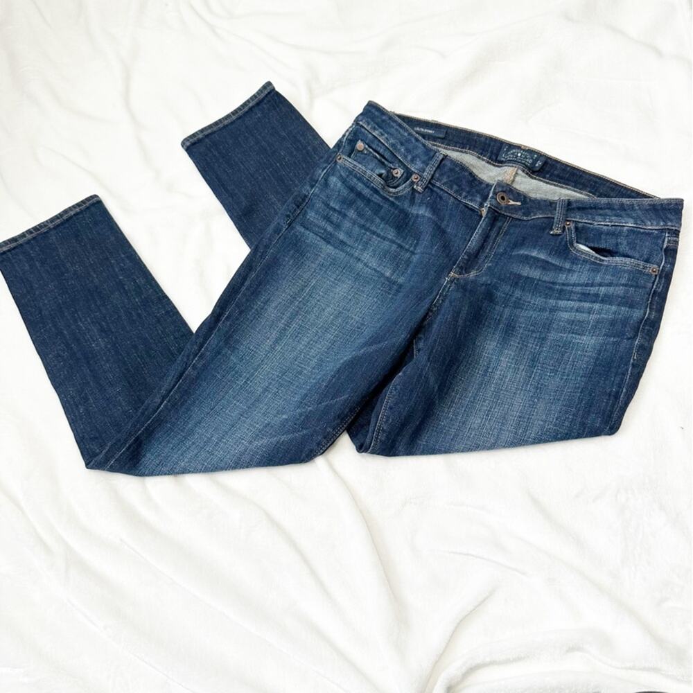 Lucky Brand Lolita skinny jeans blue denim size 12 size 31